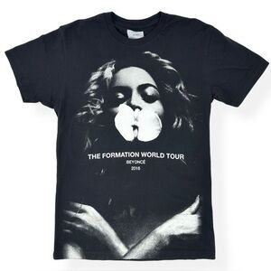 Beyonce 2016 Official Merch Black Formation Tour T-Shirt Tee sz S
